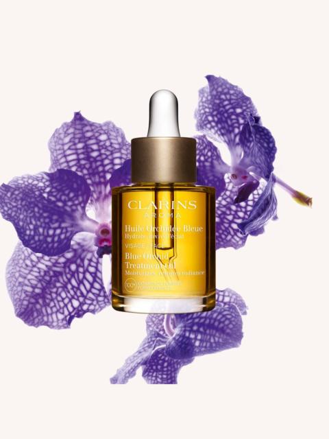 CLARINS Blue Orchid Hydrating Face Treatment Oil for Dry Skin