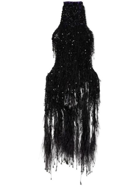 DSQUARED2 crystal-embellished top