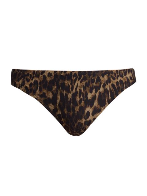 NILI LOTAN Women's Vintage Leopard Bikini Bottom - Vintage Leopard Print