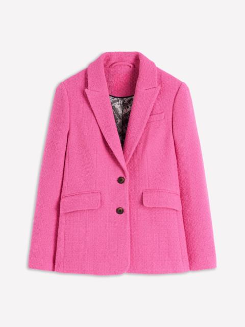 BODEN Stamford Texture Blazer-Pink Peony