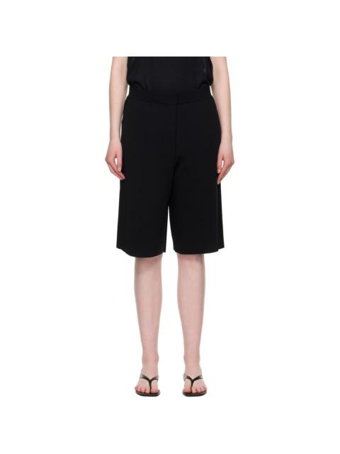 TOTEME Black Knit Shorts