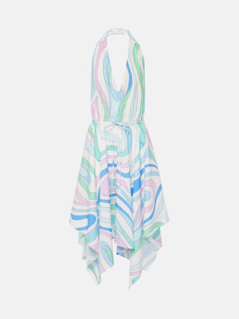 PUCCI Marmo-print cotton minidress