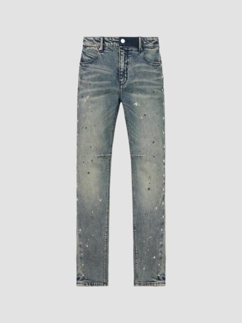 RTA Men's Curva Ultra Bryant Studded Skinny Jeans - Marine Paint Stud