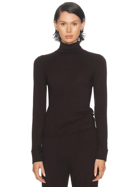 DONNI. The Baby Rib Turtleneck Top