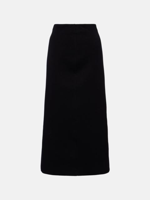'S Max Mara Cadmio cotton-blend midi skirt