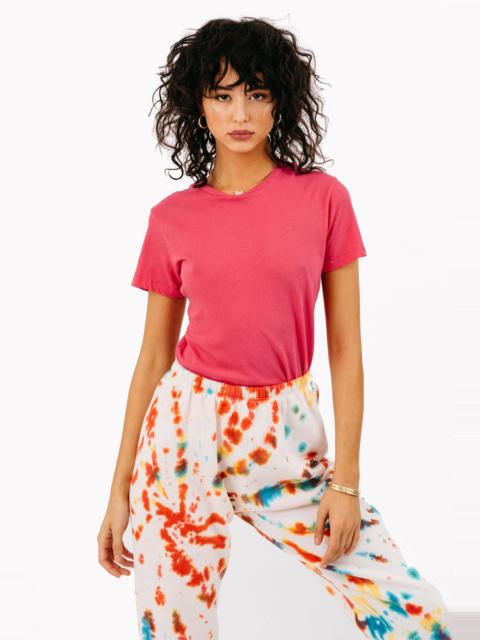 SPRWMN HOT PINK COTTON BABY TEE