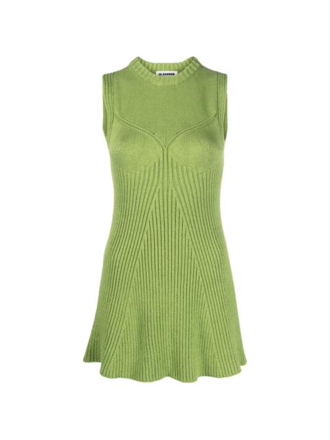Jil Sander sleeveless ribbed-knit top