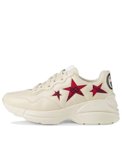 GUCCI (WMNS) Gucci 520 Rhyton Star 'White Red' 664962-2SHC0-9560