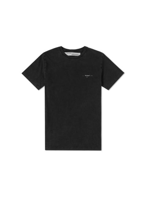 Off-White OFF-WHITE Slim Fit 3D Marker Graphic Print T-Shirt Black/White
