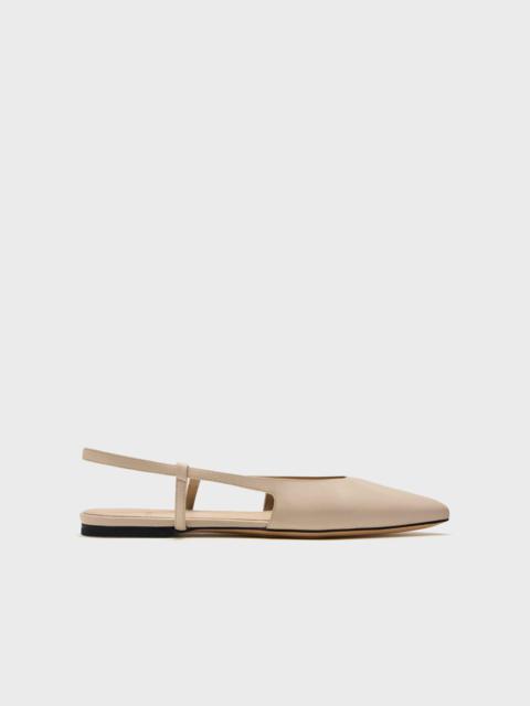 Theory Slingback Flat in Leather