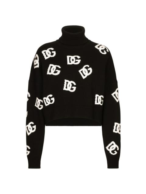 Dolce & Gabbana intarsia-knit logo jumper