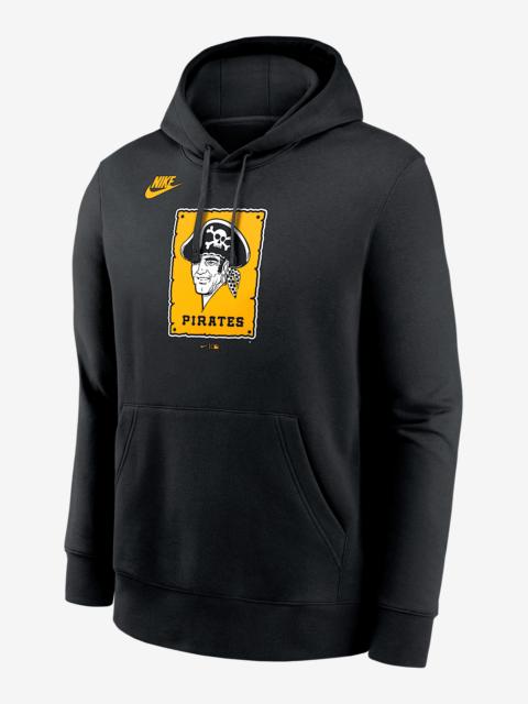 Nike Pittsburgh Pirates Cooperstown Logo Club Men's Nike MLB Pullover Hoodie