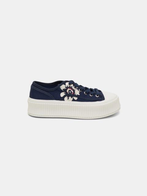 DOROTHEE SCHUMACHER FLORAL SPORTINESS embroidered sneaker