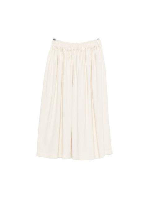 extreme cashmere Cotton and cashmere midi skirt