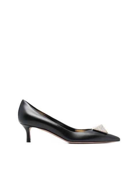 Valentino One Stud 40mm leather pumps