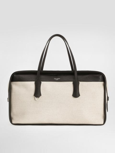 Dolce & Gabbana Salt&pepper calfskin atene handbag
