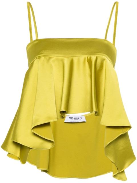 THE ATTICO charmeuse crop top