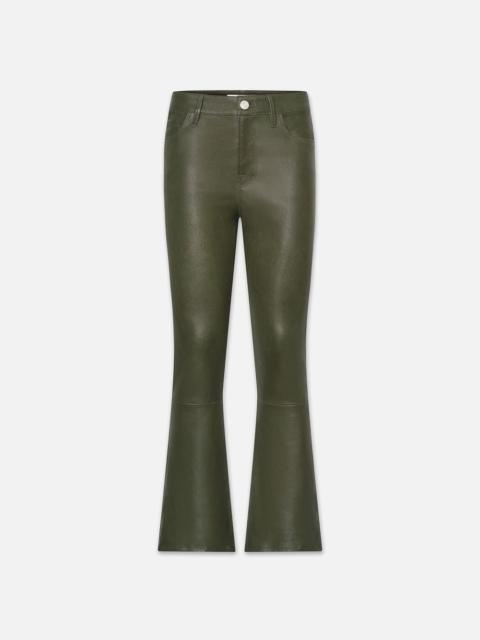 FRAME Leather Le Crop Mini Boot in Surplus