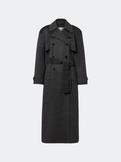 The Frankie Shop Nikola belted wool and cashmere coat