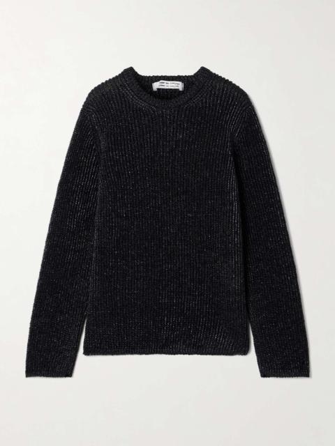 Comme des Garçons Comme des Garçons Coated knitted sweater