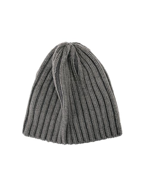 Our Legacy Boston Beanie Sage Stripe Dry Merino Wool