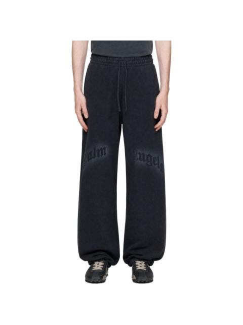 Palm Angels Gray Patch PA Baggy Sweatpants