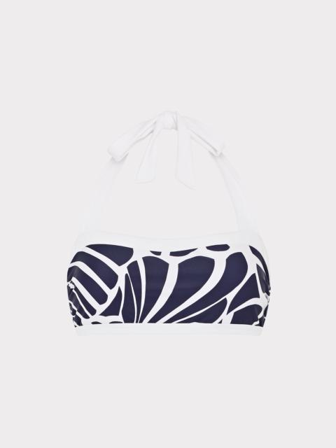 MILLY Abstract Kai Print Bandeau Halter Top