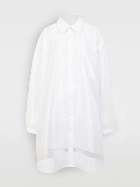 Maison Margiela WHITE COTTON SHIRTDRESS | palazzobelli