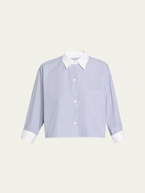 TWP Soon To Be Ex Striped Button-Front Shirt