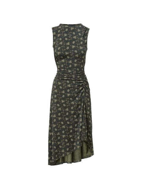 VERONICA BEARD THEODORA SLEEVELESS MIDI DRESS