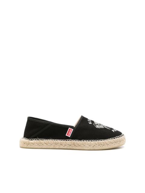 embroidered canvas espadrilles
