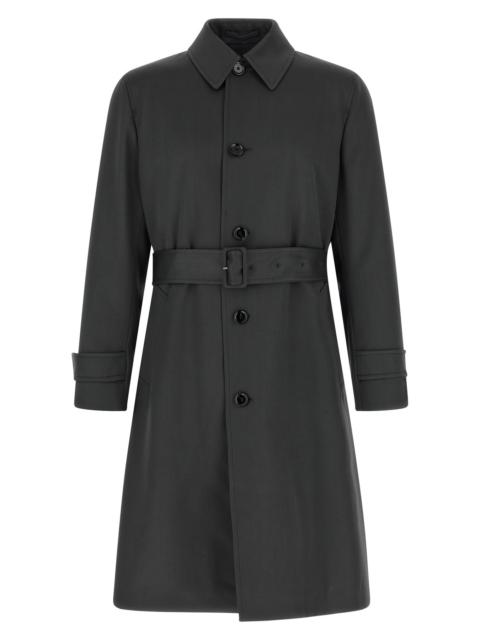 LARDINI Virgin Wool Trench Coat