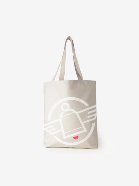 IH-TOTE-LOGO Printed Canvas Tote Bag - Iron Heart Logo Print