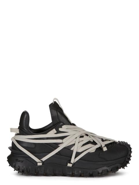 Rick Owens Moncler + Rick Owens Black Trailgrip Megalace Sneakers