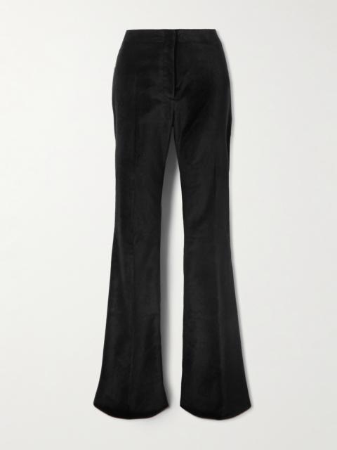 TOVE Roux Cotton-blend Velvet Flared Pants