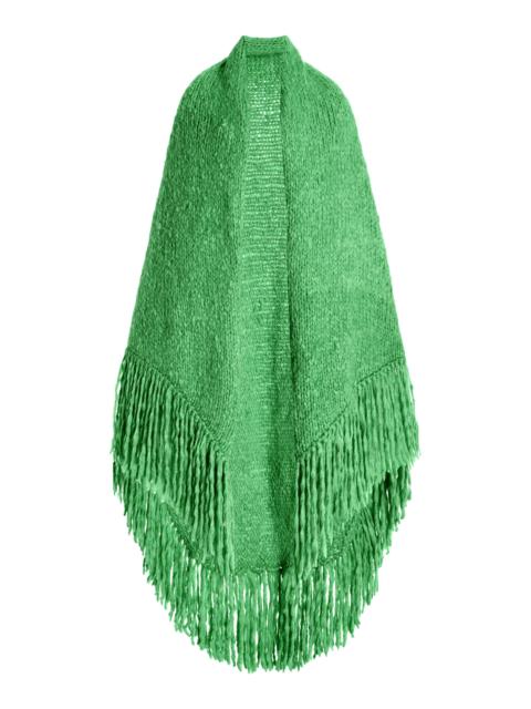 GABRIELA HEARST Lauren Wrap Scarf green