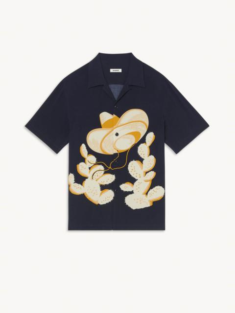 Sandro Flowing shirt with sombrero print