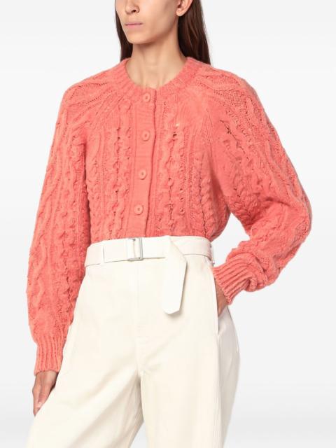 Isabel Marant Étoile cable-knit buttoned cardigan