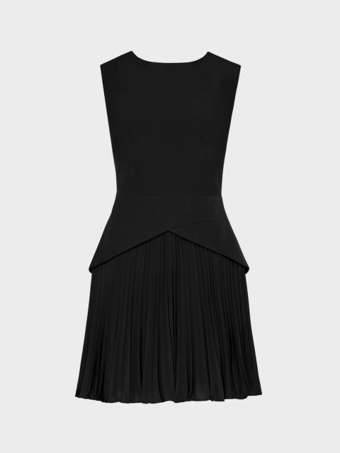 MILLY Haddy Pleated Mini Dress