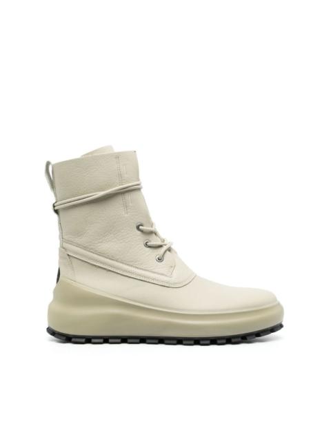 Stone Island Shadow Project lace-up leather boots