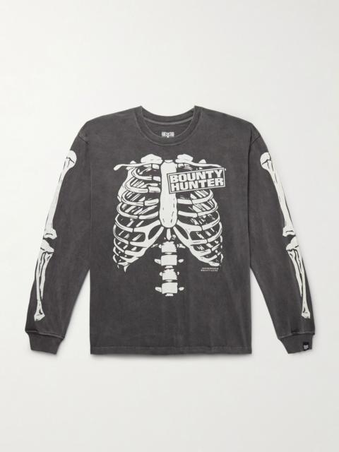 NEIGHBORHOOD + Bounty Hunter Printed Cotton-Jersey T-Shirt Black