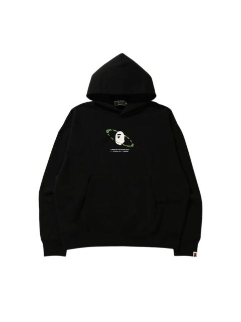 A BATHING APE® BAPE Universe Ape Loose Fit Pullover Hoodie 'Black'
