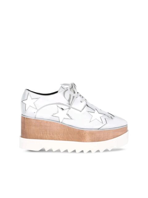 Stella McCartney Elyse Stars Mirror platform sneakers