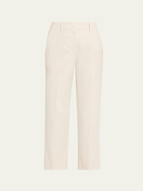 Brunello Cucinelli Straight-Leg Cotton Trousers