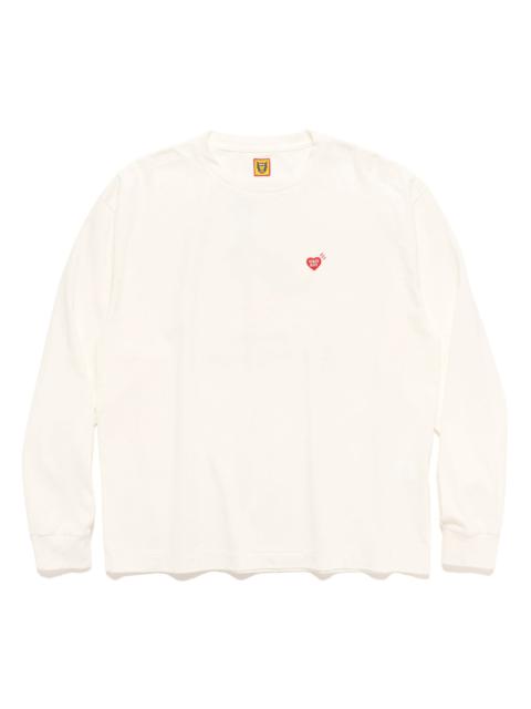 Buy Human Made Heart Long-Sleeve T-Shirt 'Beige' - HM24CS008 BEIG