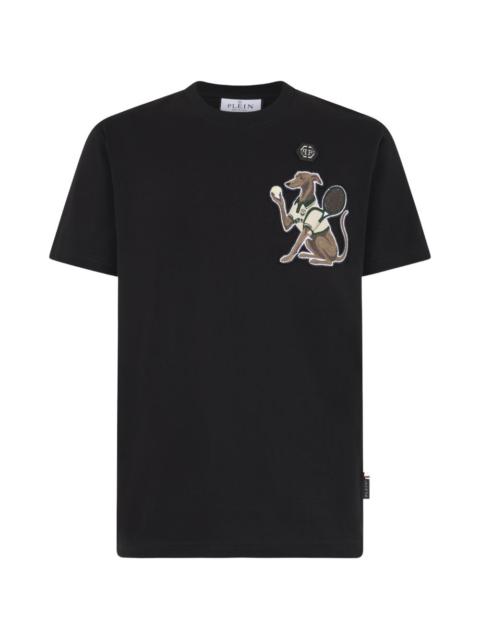 PHILIPP PLEIN tennis pet patch T-shirt