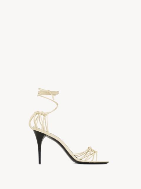 SAINT LAURENT Babylone Strappy YSL 발목 동점 샌들