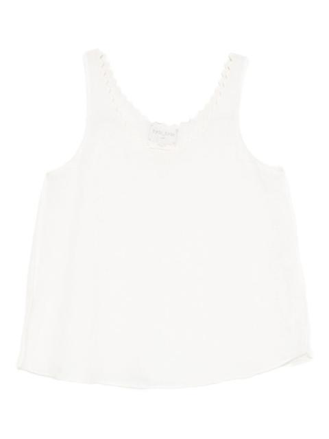 forte_forte scallop-trim top