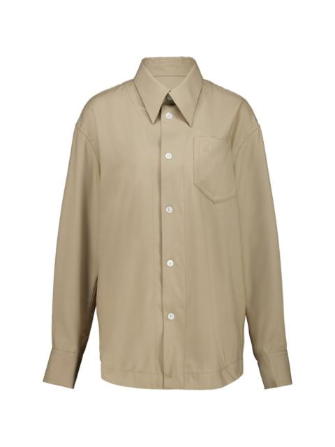 AMI Paris sharp-collar shirt