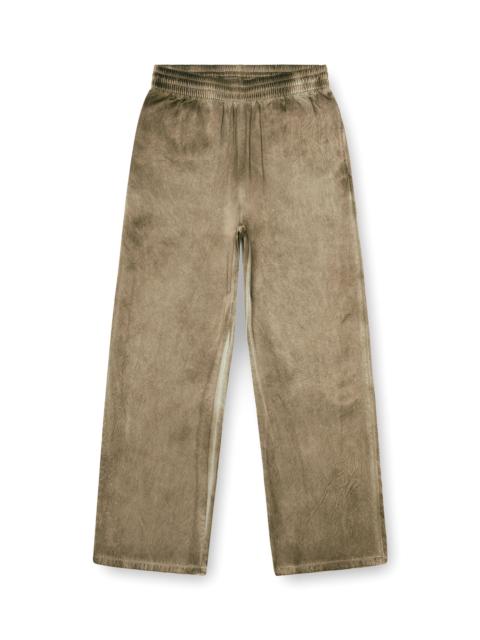 Diesel PANTS IN WRINKLED SATIN